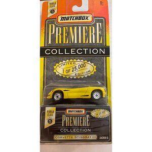 Matchbox Premiere Collection Corvette Stingray III Limited Edition 1 Of 25000 Di